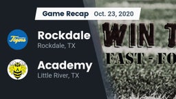 Recap: Rockdale  vs. Academy  2020
