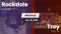 Matchup: Rockdale  vs. Troy  2020