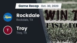 Recap: Rockdale  vs. Troy  2020