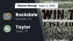 Recap: Rockdale  vs. Taylor  2022