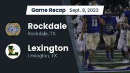 Recap: Rockdale  vs. Lexington  2023