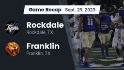 Recap: Rockdale  vs. Franklin  2023