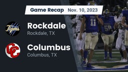Recap: Rockdale  vs. Columbus  2023