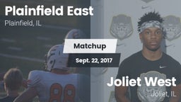 Matchup: Plainfield East vs. Joliet West  2017