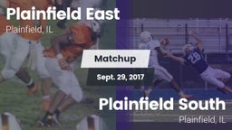 Matchup: Plainfield East vs. Plainfield South  2017