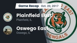 Recap: Plainfield East  vs. Oswego East  2017