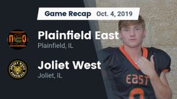 Recap: Plainfield East  vs. Joliet West  2019
