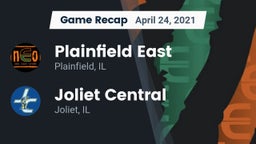 Recap: Plainfield East  vs. Joliet Central  2021