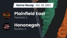 Recap: Plainfield East  vs. Hononegah  2021