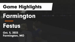 Farmington  vs Festus  Game Highlights - Oct. 5, 2023