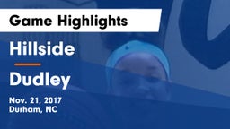 Hillside  vs Dudley  Game Highlights - Nov. 21, 2017