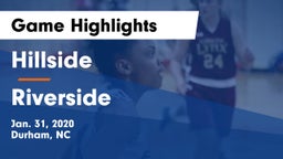 Hillside  vs Riverside  Game Highlights - Jan. 31, 2020