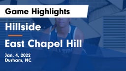 Hillside  vs East Chapel Hill  Game Highlights - Jan. 4, 2022