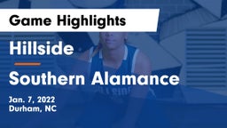 Hillside  vs Southern Alamance Game Highlights - Jan. 7, 2022