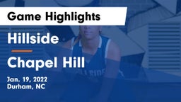 Hillside  vs Chapel Hill Game Highlights - Jan. 19, 2022