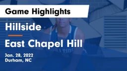 Hillside  vs East Chapel Hill  Game Highlights - Jan. 28, 2022
