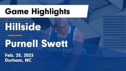 Hillside  vs Purnell Swett  Game Highlights - Feb. 25, 2023