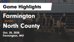 Farmington  vs North County  Game Highlights - Oct. 20, 2020