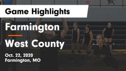 Farmington  vs West County Game Highlights - Oct. 22, 2020