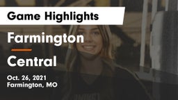 Farmington  vs Central  Game Highlights - Oct. 26, 2021