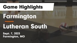 Farmington  vs Lutheran South   Game Highlights - Sept. 7, 2023