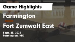 Farmington  vs Fort Zumwalt East  Game Highlights - Sept. 23, 2023
