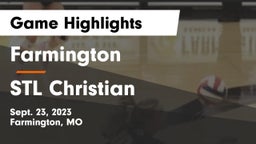 Farmington  vs STL Christian Game Highlights - Sept. 23, 2023
