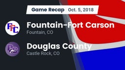 Recap: Fountain-Fort Carson  vs. Douglas County  2018