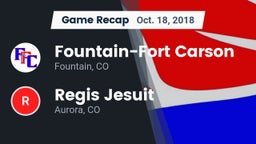 Recap: Fountain-Fort Carson  vs. Regis Jesuit  2018