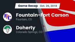 Recap: Fountain-Fort Carson  vs. Doherty  2018
