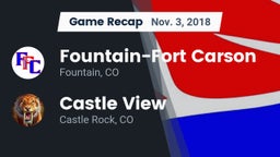 Recap: Fountain-Fort Carson  vs. Castle View  2018