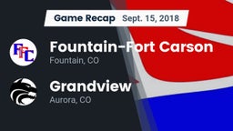 Recap: Fountain-Fort Carson  vs. Grandview  2018