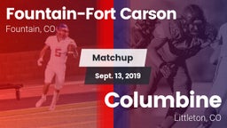 Matchup: Fountain-Fort vs. Columbine  2019