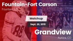 Matchup: Fountain-Fort vs. Grandview  2019