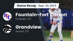 Recap: Fountain-Fort Carson  vs. Grandview  2019