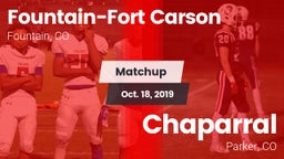 Matchup: Fountain-Fort vs. Chaparral  2019