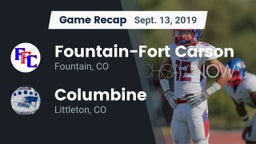 Recap: Fountain-Fort Carson  vs. Columbine  2019
