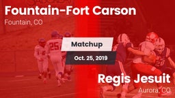 Matchup: Fountain-Fort vs. Regis Jesuit  2019