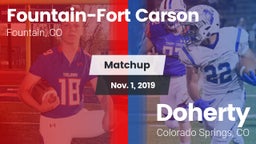 Matchup: Fountain-Fort vs. Doherty  2019