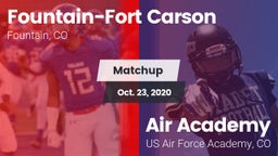Matchup: Fountain-Fort vs. Air Academy  2020