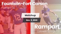 Matchup: Fountain-Fort vs. Rampart  2020