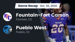 Recap: Fountain-Fort Carson  vs. Pueblo West  2020