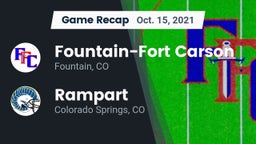 Recap: Fountain-Fort Carson  vs. Rampart  2021