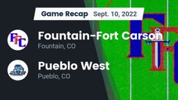 Recap: Fountain-Fort Carson  vs. Pueblo West  2022