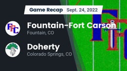 Recap: Fountain-Fort Carson  vs. Doherty  2022