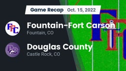Recap: Fountain-Fort Carson  vs. Douglas County  2022