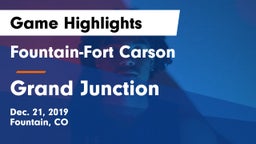 Fountain-Fort Carson  vs Grand Junction  Game Highlights - Dec. 21, 2019