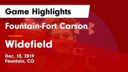 Fountain-Fort Carson  vs Widefield  Game Highlights - Dec. 10, 2019