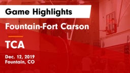 Fountain-Fort Carson  vs TCA Game Highlights - Dec. 12, 2019