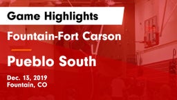 Fountain-Fort Carson  vs Pueblo South  Game Highlights - Dec. 13, 2019